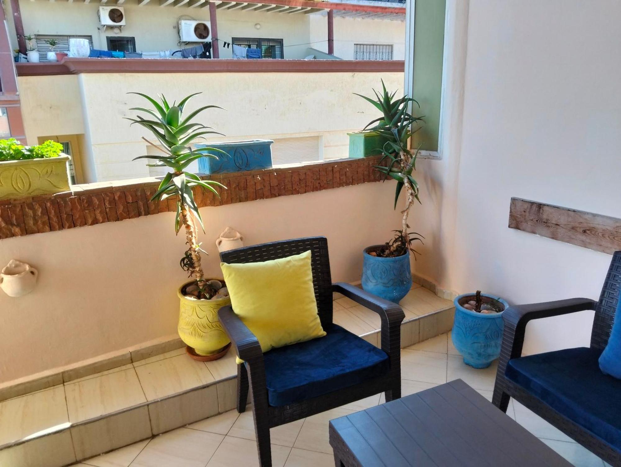 Appart Najia Au Centre Kenitra Avec Grande Terrasse ภายนอก รูปภาพ